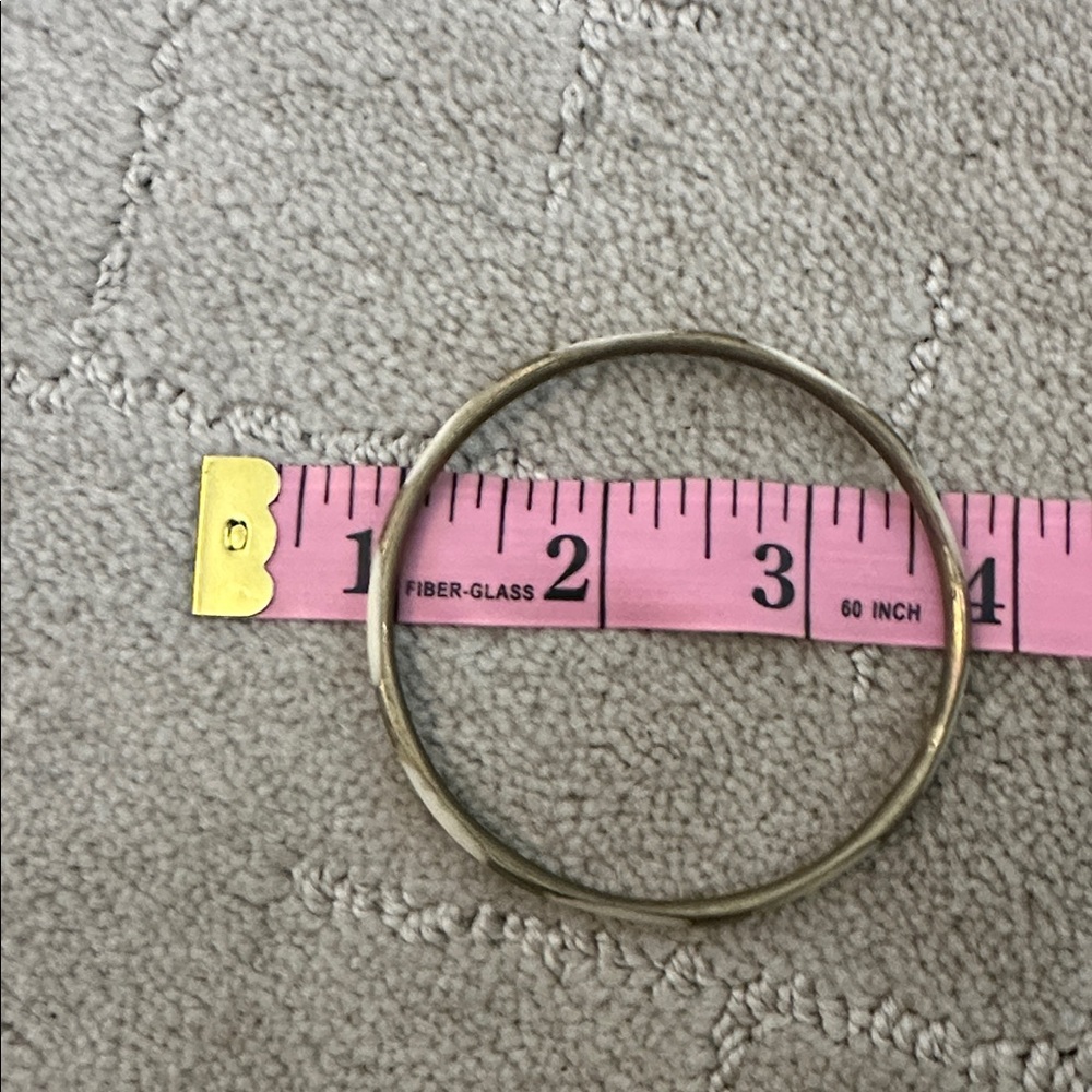 Gold and Cream Bangle Set - Picture 4 of 5